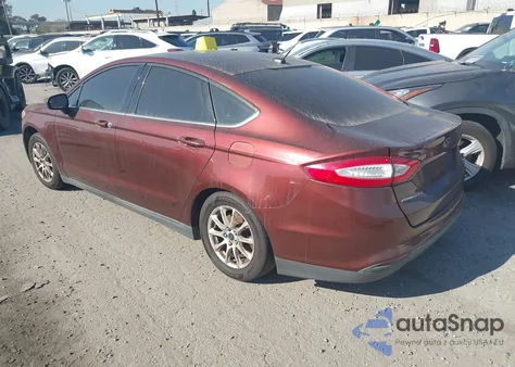 2015 Ford Fusion S из США, поврежденный, VIN 3FA6P0G7XFR128527